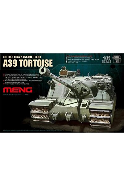 Choice Meng Model TS-002 1/35 Bristish Heavy Assault Tank A39 Tortoise - Scale Model Kit Assembly Plasti...