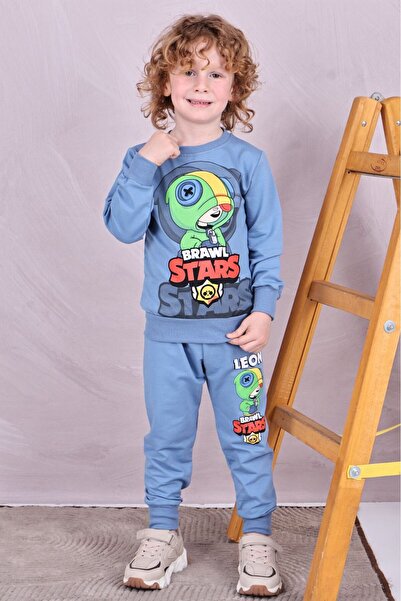 Yağmur Giyim PJK2İ Set de trening pentru băieți, 100% bumbac, cu model Brawl ...