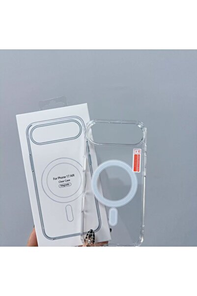 Noppax غطاء آيفون 17 إير شفاف من السيليكون الناعم من ماج سيف، غطاء فاخر مضاد ...