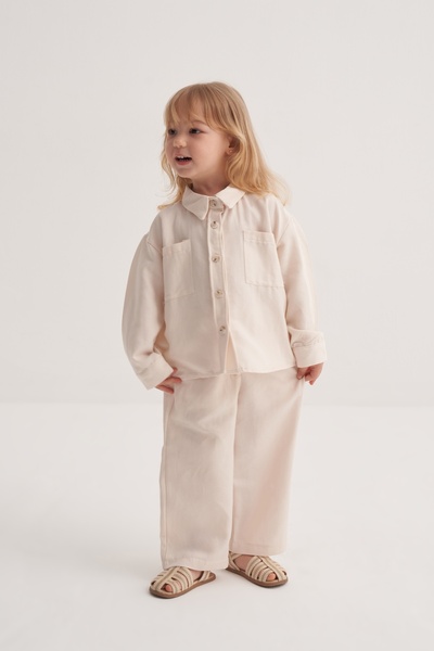 EBU Prive Унісекс дитячі бавовняні штани з ґудзиками