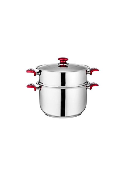 ORIAN Turkish 18/10 steel steamer pot, size 26 cm