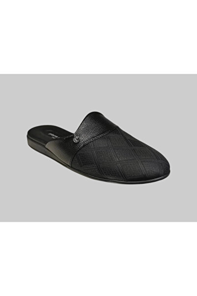 Pierre Cardin Pc-55366 Men's Satin Fabric House Slippers Black