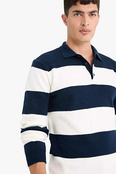 DeFacto Erkek Kazak Y4194AZ/NV64 NAVY