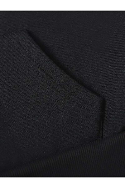 Touz Moda Smart Casual Μαύρο φούτερ με κουκούλα