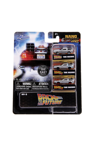 Choice مجموعة من 3 قطع من آلات الزمن للعودة إلى المستقبل، سيارات هوليود الصغي...