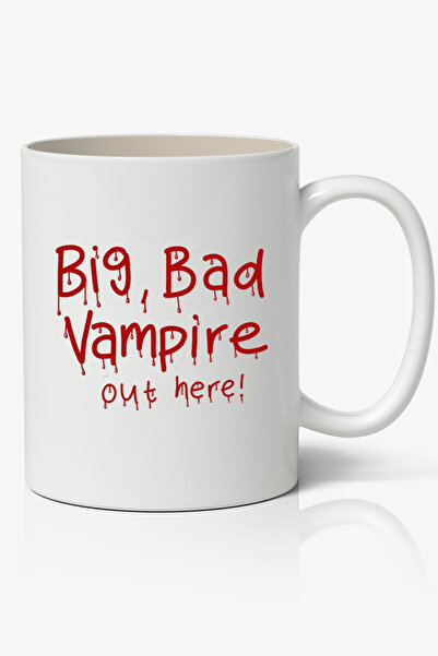 Toyaso Vampire Diaries Big Bad Vampire Themed White Mug Cup