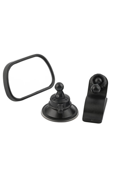 Choice black Baby 2 in 1 Safety Car Back Seat Baby View Mirror Suction Clip-On Adjustable Baby Rear Convex