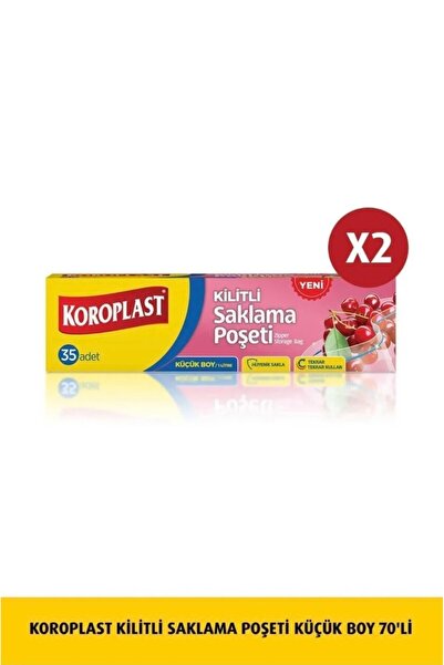 Koroplast Kilitli Saklama Poşeti Küçük Boy