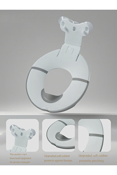 Choice مقعد مرحاض قابل للطي للأطفال QT-RTMTQ.PRO، مقعد مرحاض قابل للطي والجلوس، يُثبت في المرحاض بشكل آمن،