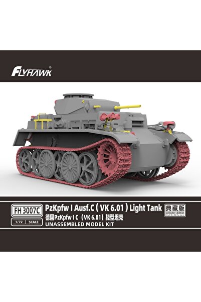 Choice Flyhawk FH3007C 1/72 PzKpfw I Ausf.c(VK 6.01)دبابة خفيفة، نموذج عسكري لهواة الجمع