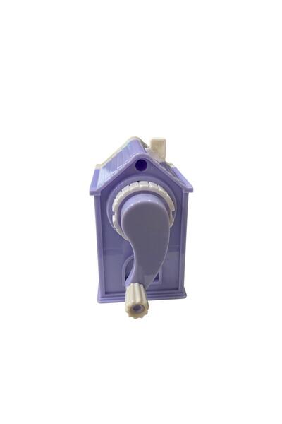 tüftürük House Shaped Handheld Pencil Sharpener Purple 6 X 8 cm