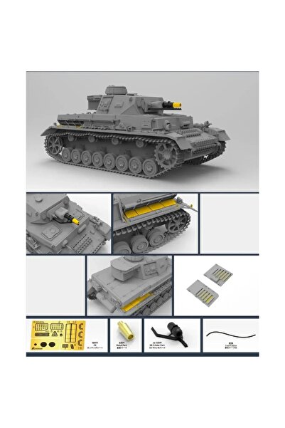 Choice طقم تجميع نموذج بلاستيكي للدبابة الألمانية متوسطة الحجم Pzkpfw IV Ausf.F1 بمقياس 1/72 من Flyhawk FH3026