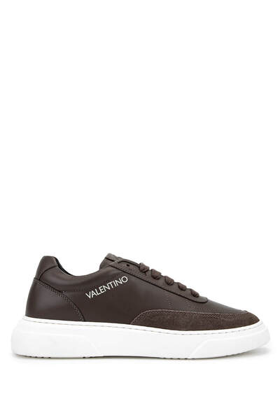 Mario Valentino Men's Genuine Leather Brown Multi Sneakers & Sports Shoes