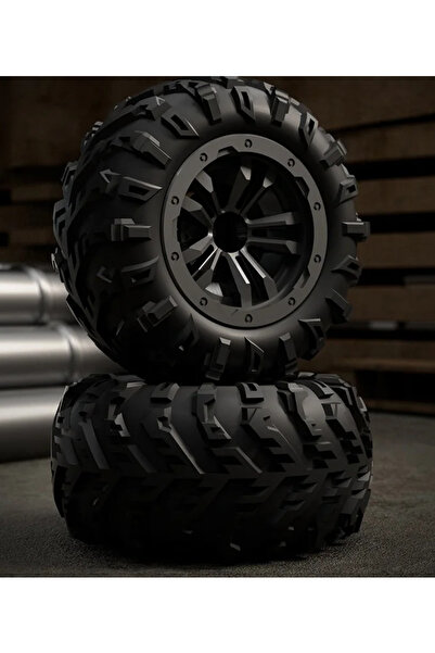 Choice 4PCS Monster Tires 4PCS NEEBRC 85mm 12mm Hex Monster Tires Wheels for 1/14 1/16 RC Car Truck WLTOYS