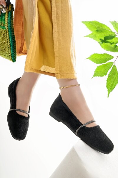 Modafırsat Жіночі туфлі Babet чорні легкі зручні стильні повсякденні туфлі для роботи в офісі