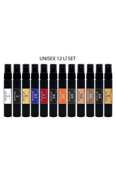 Krigler 30 ML 12 ADET KARIŞIK UNİSEX KALEM PARFÜM 360 ML