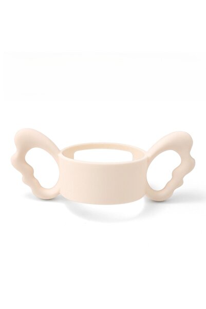 Choice Beige 6cm Diameter Angle Wing Silicone Handle Elastic for Baby Bottle ...