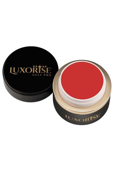 LUXORISE UV Gel Nail Extension RevoFlex Neon 15ml, Red