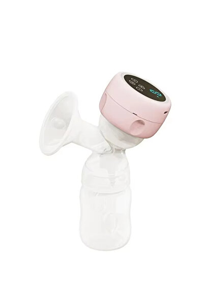 Choice مضخة ثدي كهربائية وردية اللون مزودة بشاشة LED وسحب الحليب للرضاعة الطب...