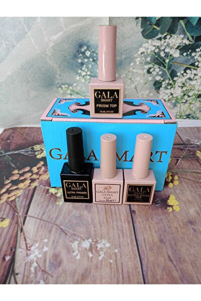 gala smart Üçü bir arada primer base coat top coat alana simli top coat HEDİYE