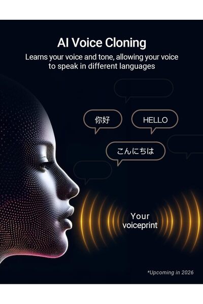 Timekettle W4 AI Interpreter Earbuds – Real-Time & Offline Translator with Bone Voiceprint Sensor