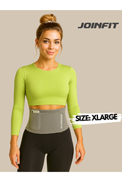 JOINFIT Termal Sauna Bel Göbek Eritme Incelme Terleme Korsesi Termal Sauna Kemer XL Beden