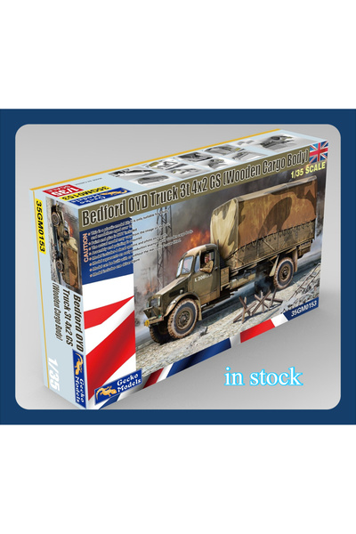 Choice لعبة نموذج بلاستيكي لسيارة عسكرية مدرعة من جيكو 35GM0153 بمقياس 1/35 شاحنة بيدفورد OYD 3 طن 4 × 2 GS (هيكل خشبي)
