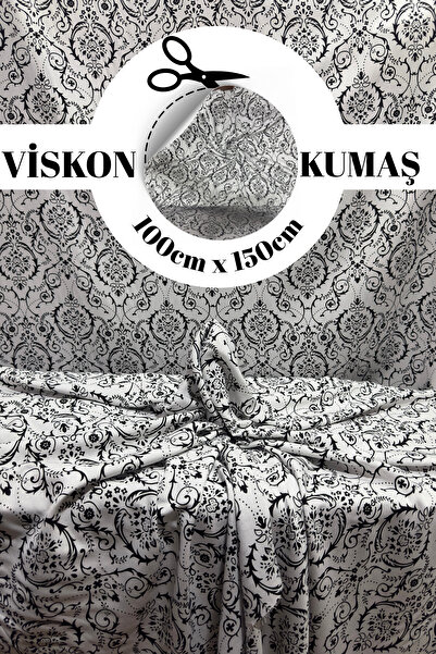 kumaş sarayı Viskon Kumaş %100 Pamuk Elbiselik Eteklik Şalvarlık Şallık Cilt Dostu Yumuşak Kumaş En 150cm