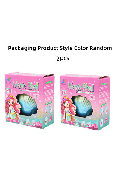 Choice 2pcs Bubble hatching shell bead bracelet, children's magical water bath bracelet toy, random style