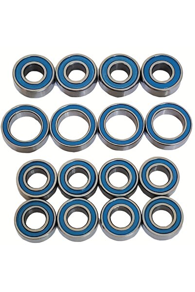 Choice 16PCS GLOBACT 16PCS RC Rubber Sealed Ball Bearings Kit for Tamiya TT-02 TT02 1/10 RC Car Upgrade Acc