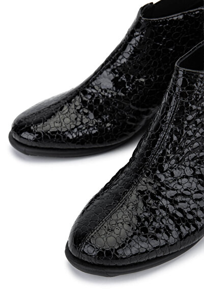 Tamer Tanca Relax Anatomic Kadın Hakiki Deri Siyah Casual Bot