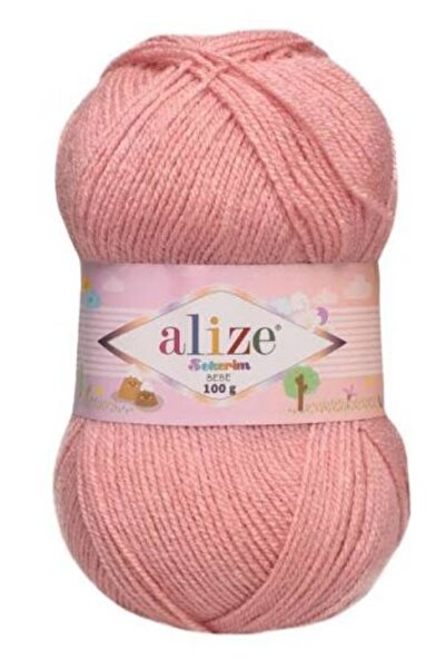 Alize خيط حياكة كاندي بيبي 161 وردي فاتح