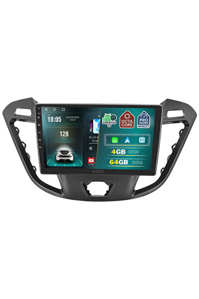 MaxTech Navigatie Ford Transit 2014-2019 dedicata, 4 GB Ram 64 GB Rom OctaCore, Carplay & Android auto