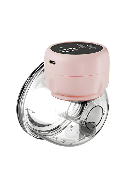 Choice مضخة ثدي كهربائية قابلة للارتداء باللون الوردي، 4 أوضاع، 9 سرعات، شحن USB ذكي، مجمعات حليب، مضخة ثدي محمولة M