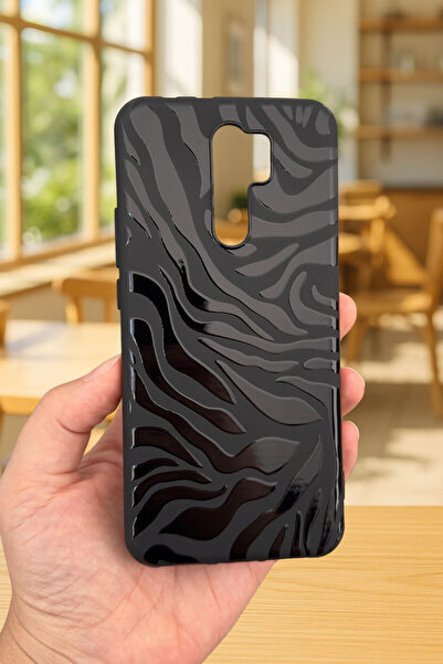 Vip Case OPPO RENO 2Z Uyumlu Zebra Desenli Silikon Darbe Emici Klasik Korumalı Rubber Kılıf 277