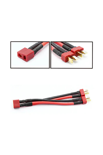 Choice 1 Female to 2 Male Y T Plug Harness Parallel Battery Connector Cable D...