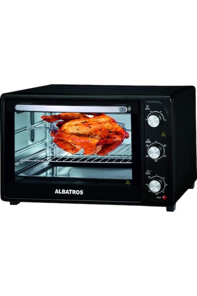 ALBATROS Electric Oven A50BRCL2, 50L, 2000W, Black