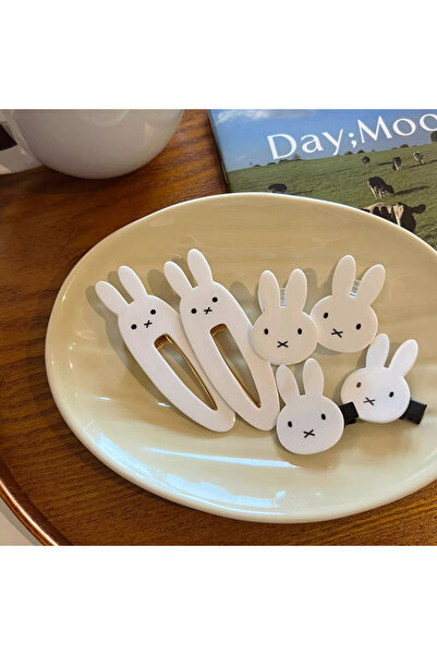 Choice 6 قطع 6 قطع مشبك شعر كرتوني من ميفي مشبك شعر ميفي لطيف مشبك من البولي بروبيلين مشبك غرة للبنات مشبك ملاحظات كتاب ملحقات