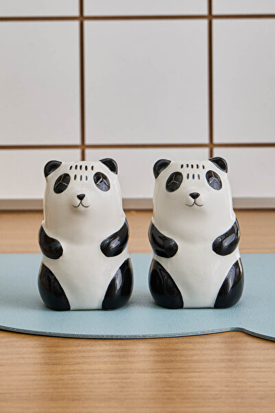 Karaca Panda Tuzluk ve Biberlik Beyaz