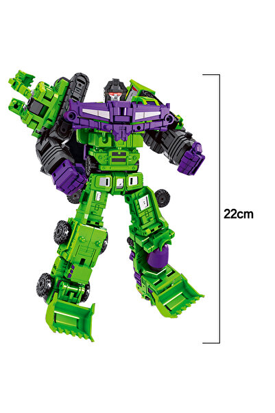 Choice 22cm Original box Transformation 6 in 1 Model MINI Devastator 22CM Action Figure Robot Plastic Toys