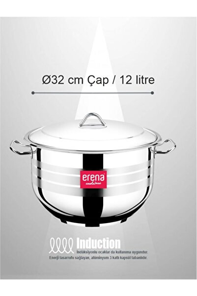 ERENA Giga Chef Set 32-34-40 cm Restaurant Pot