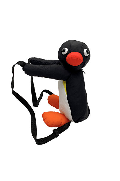 Choice حقيبة ظهر بطريق 38 سم، حقيبة ظهر بطريق من القطيفة 38 سم، حقيبة ظهر دمي...