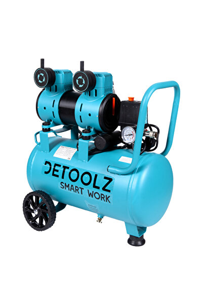 DETOOLZ compresor fără ulei 1500 W, 135 l/min, 30 L, 8 bar