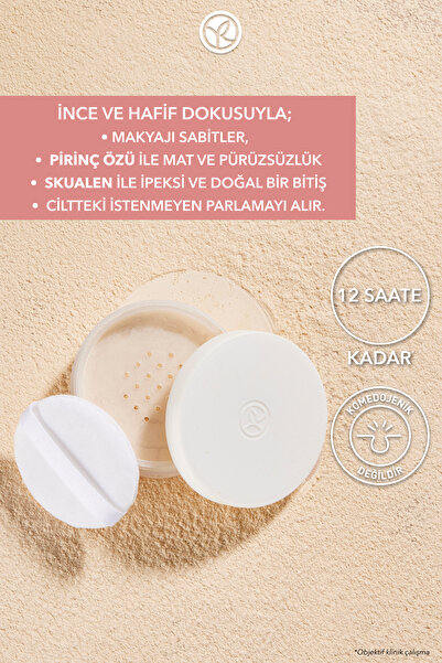 Yves Rocher Sabitleyici Toz Pudra-Vegan-8.5g-70328