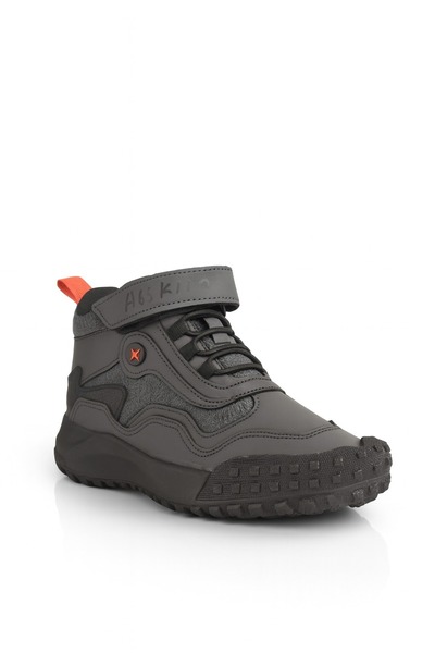 minibonito Erkek Çoçuk Ön Kısmı Açılmaz Ortopedik Kaymaz Taban Trekking Bot