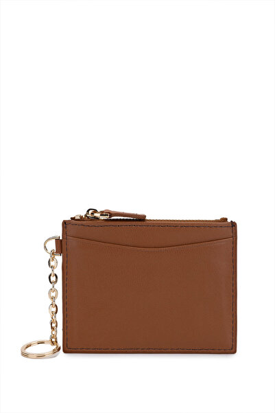 Tamer Tanca Θήκη για κάρτες Unisex από γνήσιο δέρμα Tan