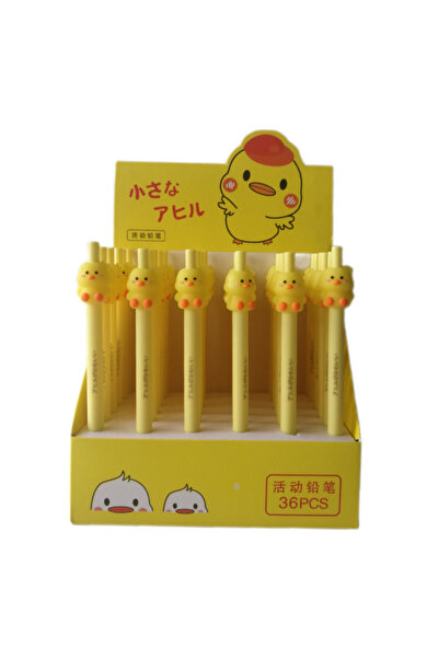Ceylan Kırtasiye Cute Duck Figured 0.7 mm Tip Pen Versatil Pen Chick (1 Pc)