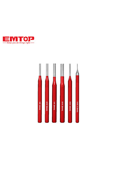 EMTOP طقم سنبات معدنية – 6 قطع بدقة عالية من 1.5 إلى 8 مم