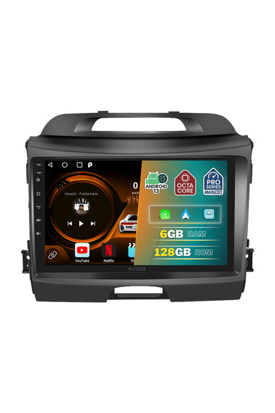 MaxTech Navigatie Kia Sportage 3 (2010-2016) dedicata, 6 GB Ram 128 GB Rom OctaCore, Carplay & Android auto