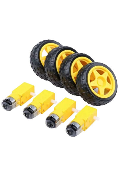 Choice بدون كابل 4 مجموعات محرك كهربائي تيار مستمر 3-6 فولت محرك علبة تروس مغ...